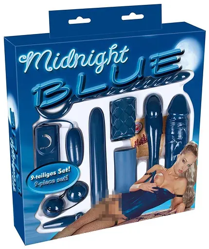 Великий набір різних секс-іграшок You2Toys Midnight Blue Set 9 шт. синій - фото 10