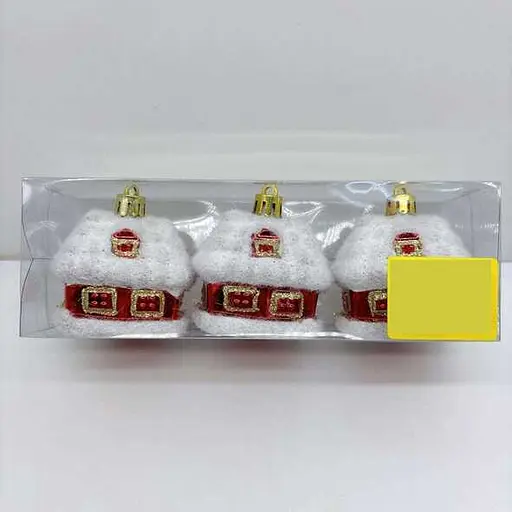 Набір ялинкових прикрас, 3 шт., 6 см