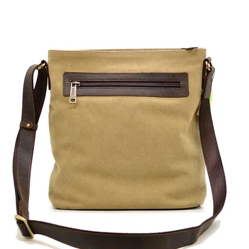 Чоловіча шкіряна сумка через плече TARWA 27х31х8 см sum0025860 - фото 3