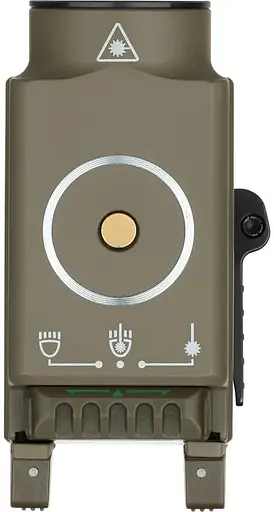 Фонарь с ЛЦВ Olight Baldr S Green Laser Flat Dark Earth - фото 8