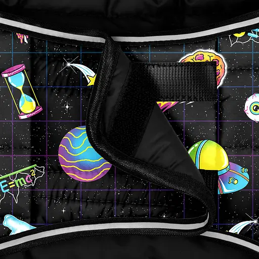 Курточка-накидка для собак Waudog Clothes, малюнок "Рік та Морті 2", XL, А 47 см, B 68-80 см, С 42-52 см - фото 4