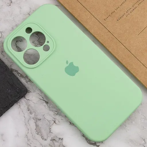 Чехол Epik Silicone Case Full Camera Protective AA для Apple iPhone 13 Pro 6.1 Зеленый/Pistachio - фото 5