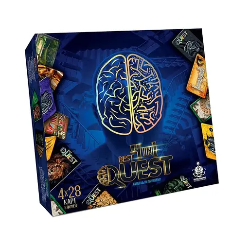 Карткова квест-гра Danko Toys BEST QUEST BQ-02 4 в 1 - фото 2