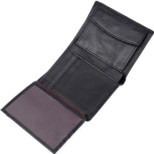 Мужской кожаный кошелек Vintage 10x12 см acs0015719 - фото 6