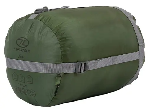 Спальный мешок Highlander Phoenix Ember 250/-3°C Olive Green Left (SB243-OG) 929694 - фото 9