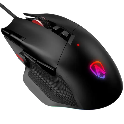 Мышка AOC AGM600 игровая, 16000dpi., 10кн., RGB PMW3389 Kailh switch черная - фото 3