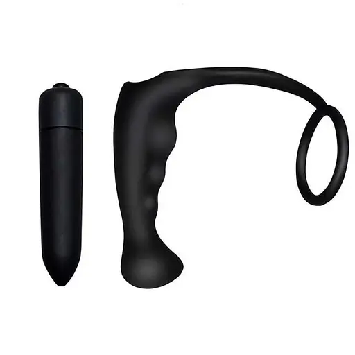 Анальний вібромасажер простати Roger-4 Чорний K000575 - фото 5