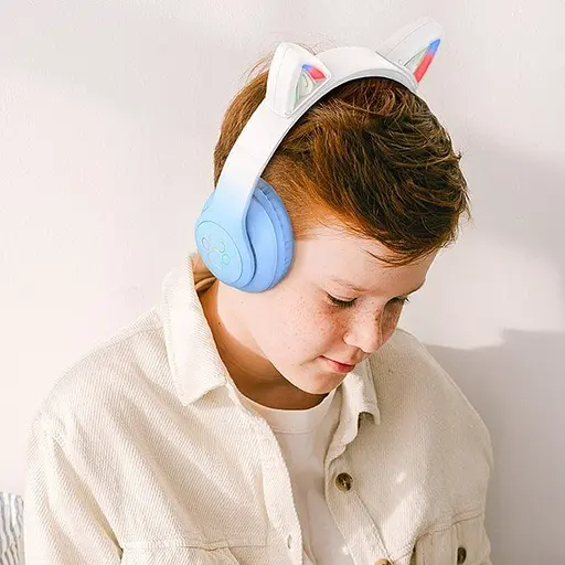 Накладные беспроводные наушники Hoco W42 Cat - фото 3