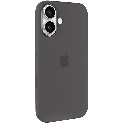 Чохол Epik Silicone case AAA with Magsafe and Animation button для Apple iPhone 16 Plus 6.7 Stone Grey