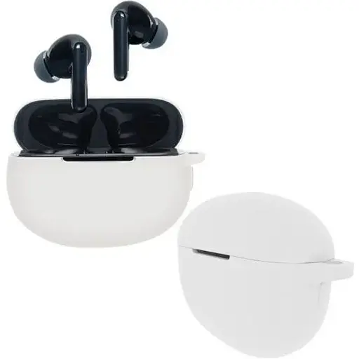 Чохол-накладка DK Silicone Candy Friendly з карабіном для Oppo Enco X (white)