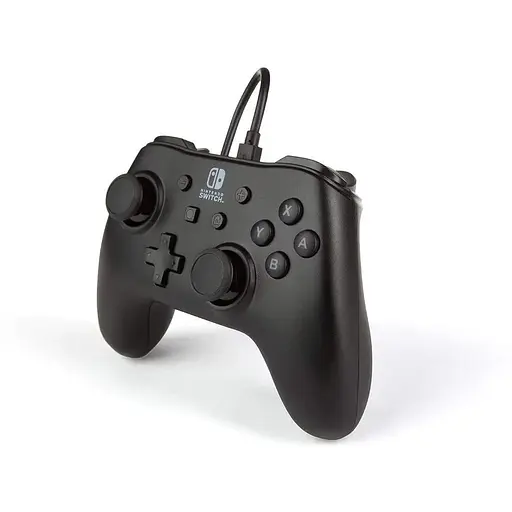 Проводной контроллер PowerA Nintendo Switch - черный, съемный 10-футовый USB-кабель, официальная лицензия Nintendo - фото 4