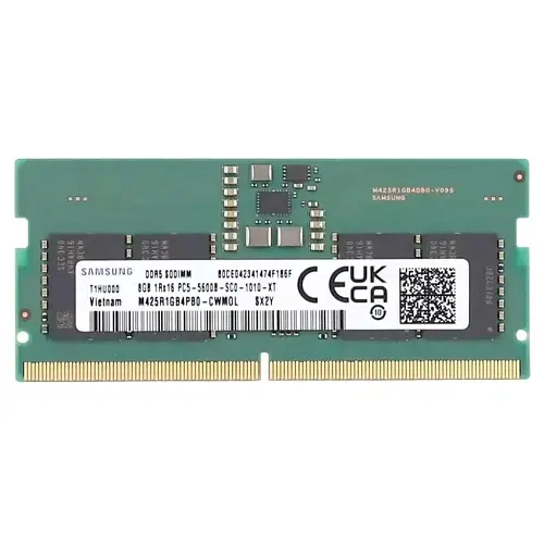 Память SO-DIMM, DDR5, 8Gb, 5600 MHz, Samsung, 1.1V, CL46 (M425R1GB4PB0-CWM)