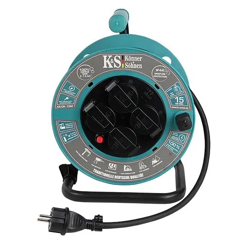 Подовжувач на катушці Konner&Sohnen KS CRM-15M (KS CRM-15M) - фото 2
