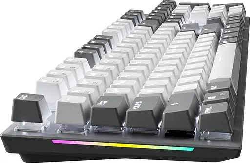 Клавіатура дротова GamePro Genesis Metallic Outemu Red Swithes USB Gray (MK144G) - фото 3