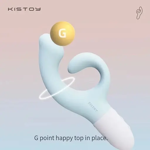 Вибратор-кролик для точки G KisToy Big G - фото 4