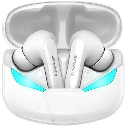 Навушники Bluetooth Awei T35 Gaming TWS earphone | BT5.0, 35/400mAh, 5Hours | white