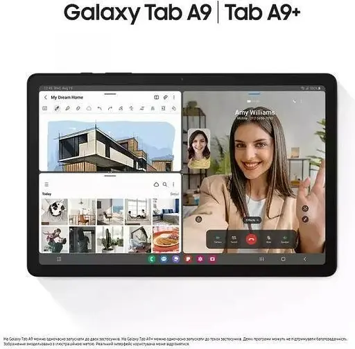 Планшет Samsung Galaxy Tab A9 4/64GB Wi-Fi Graphite (SM-X110NZAA) (UA UCRF) - фото 7