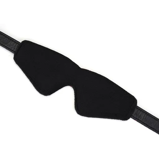 Маска на очі Liebe Seele Victorian Garden Blindfold чорний з червоним - фото 4