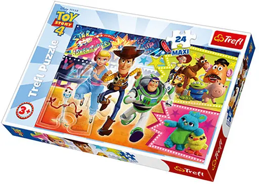 Набір Пазли - (24 елм. MАХІ) - "Вперед за пригодами" / Історія іграшок - фото 1