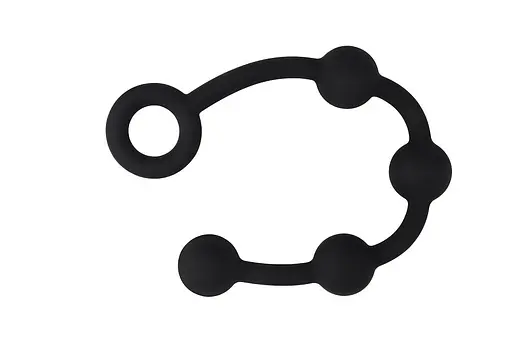 Анальне намисто Black Mont Storm Beads S 33 см (чорний)