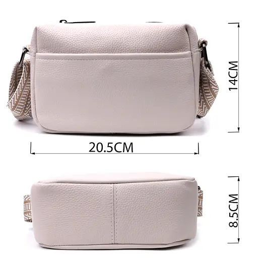 Кожаная женская сумка Vintage 20.5х14х8.5 см sum0026554 - фото 3