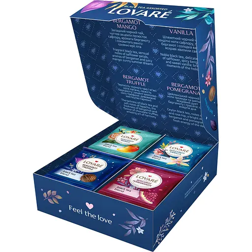 Уцінка. Чай чорний Lovare Bergamot Assorted 64 г (32 шт. х 2 г) (881158) - фото 2