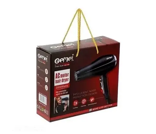 Професійний потужний фен Gemei Gm 1787 - фото 3