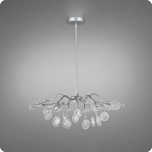 Люстра подвесная 517 Dlight на 30 ламп Хром Сатин (01960) - фото 2