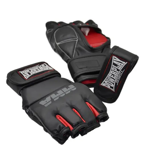 Рукавиці для MMA Power Play 3053, Red/Black - S/M - фото 4