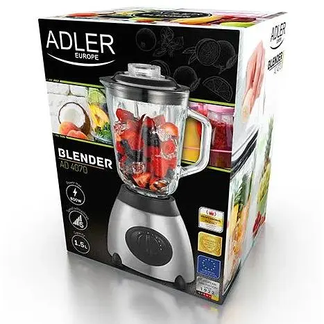Блендер стационарный Adler AD 4070 800 Вт стеклянная чаша - фото 8