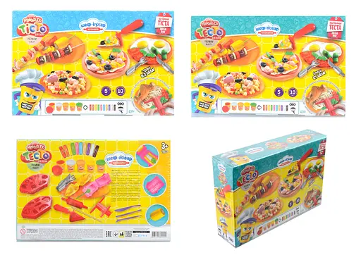 Набор креативной творчества Тесто для лепки Master Do Шеф-повар Пицца большая, TMD-09-01, Danko Toys - фото 2