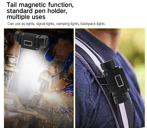 Світлодіодний налобний ліхтар Boruit B39 XM-L2+2*XP-G2 5000Lm 21700/18650 Type-C ліхтарик - фото 7