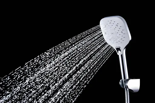 Душова система із термостатом Imprese Centrum LT верхній душ 255 мм ABS квадрат хром T-15260LT, Хром - фото 6