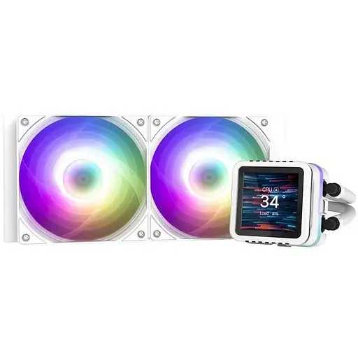 Система жидкостного охлаждения Zalman Alpha 2 DS A24 белый 2.73" IPS (320x320, 30 Гц) ARGB (ALPHA2DSA24белый) - фото 1