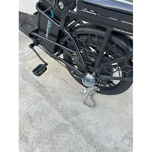Электровелосипед Green Giant U18" 600W 48V 18Ah + сиденье/багажник черный - фото 11