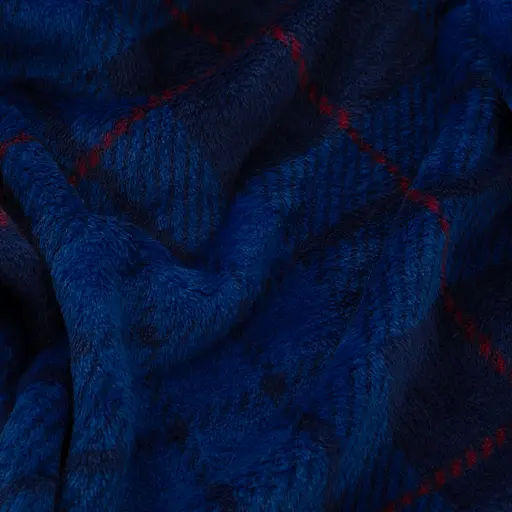 Плед Ardesto Flannel 160 х 200 см 100% полиэстер клеточка синий (ART0134PB) - фото 3