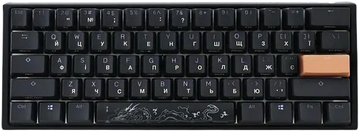 Клавіатура Ducky One 3 Mini Cherry MX Red UA RGB Black (DKON2161ST-RUAPXCLAWSC1) - фото 3