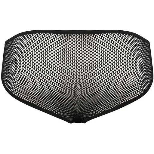 Мужские трусы со шнуровкой Passion 035 Slip Richard S/M Black, экокожа, сетка - фото 6