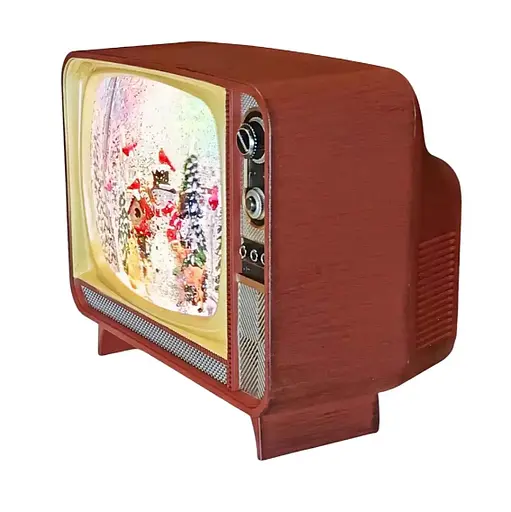 Новогодний музыкальный ночник XMAS WDL-24034B «Ретро телевизор» - фото 4