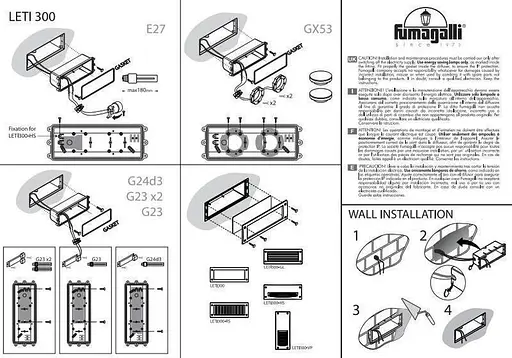 Світильник точковий Ideal Lux LETI SQUARE FI1 NERO (096582) - фото 3