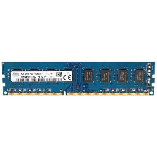 Оперативна пам'ять Hynix DDR3 4GB 1600MHz 2Rx8 PC3-12800, non-ECC Unbuffered Б/В