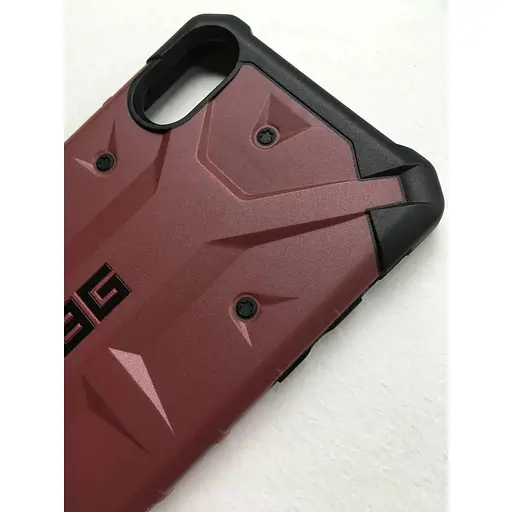 Оригинальный противоударный чехол UAG Pathfinder для iPhone XS Max (6.5") Carmine Red (111107119696) - фото 6