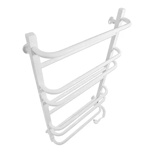 Электрический полотенцесушитель Laris Зебра Комфорт ЧФ10 500x900 Э правый R3 77700091, Белый, Правое, Электронный - фото 3