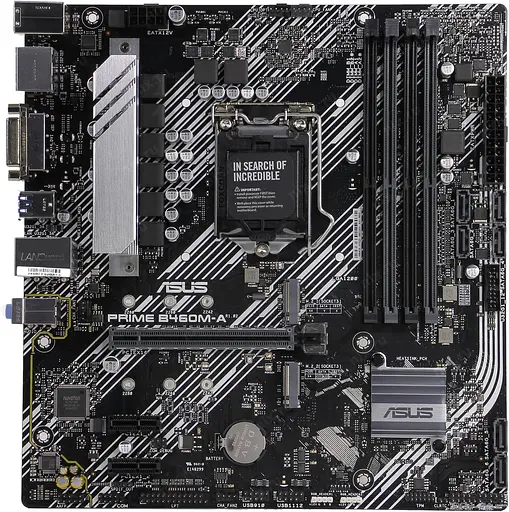 Материнская плата ASUS Prime B460M-A (Prime B460M-A) (Socket 1200, Intel B460, Micro-ATX) Б/у - фото 1