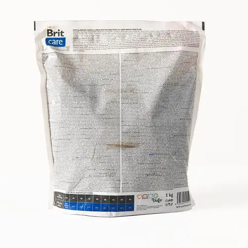 Сухой корм Brit Care Dog Hypoallergenic Adult Large Breed для собак крупных пород, гипоаллергенный с ягненком, 1 кг - фото 4
