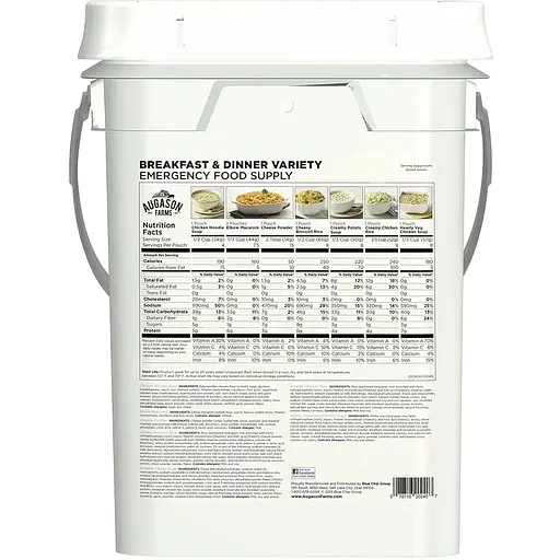 Сублимированные завтраки и ужины Augason Farms 106 порций с большим сроком годности 30 лет - фото 3