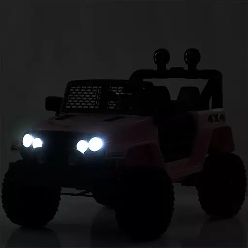 Электромобиль детский Bambi Джип M 5734EBLR-3 с пультом управления и светом Красный - фото 8