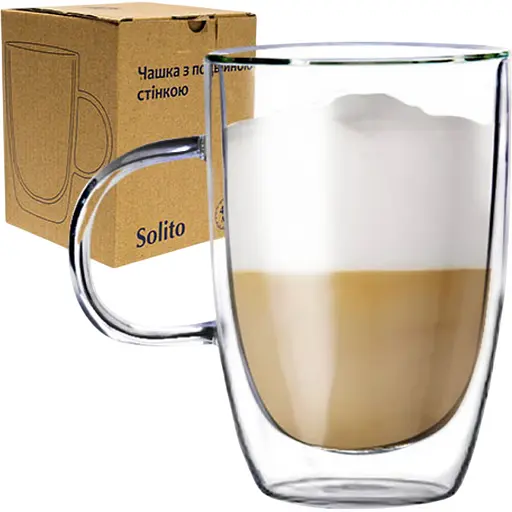 Чашка с двойной стенкой S&T Солито 400 мл (201-13)