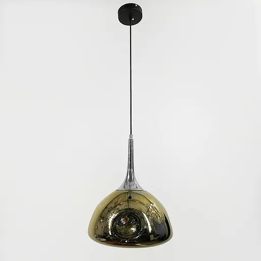 Світильник з м‘ятим склом золотого кольру | Арт. 0565/1 GD | Line F - фото 5