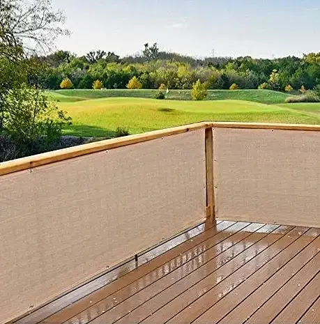 Сетка ширма для балкона 110 г/м² (0.9 х 4 м) Молочный - фото 3